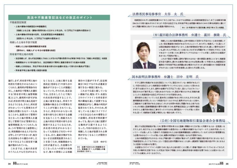 経済情報誌「I.Bまちづくり」にて弊所代表 菰田がインタビューを受けました。